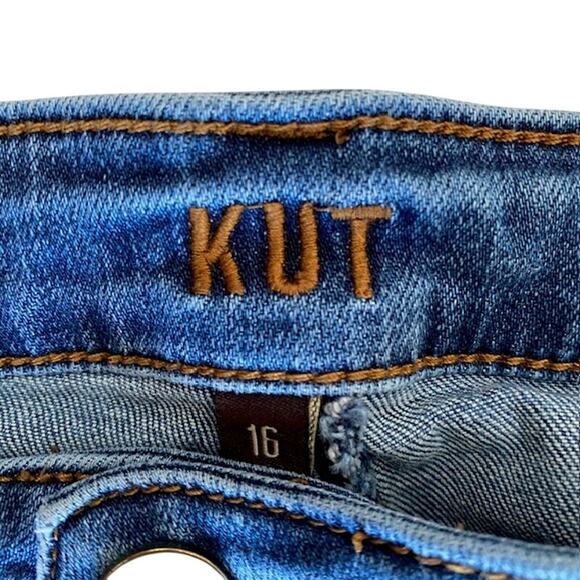 Kut From the Kloth Straight Leg Jeans - Size 16 - Picture 5 of 5